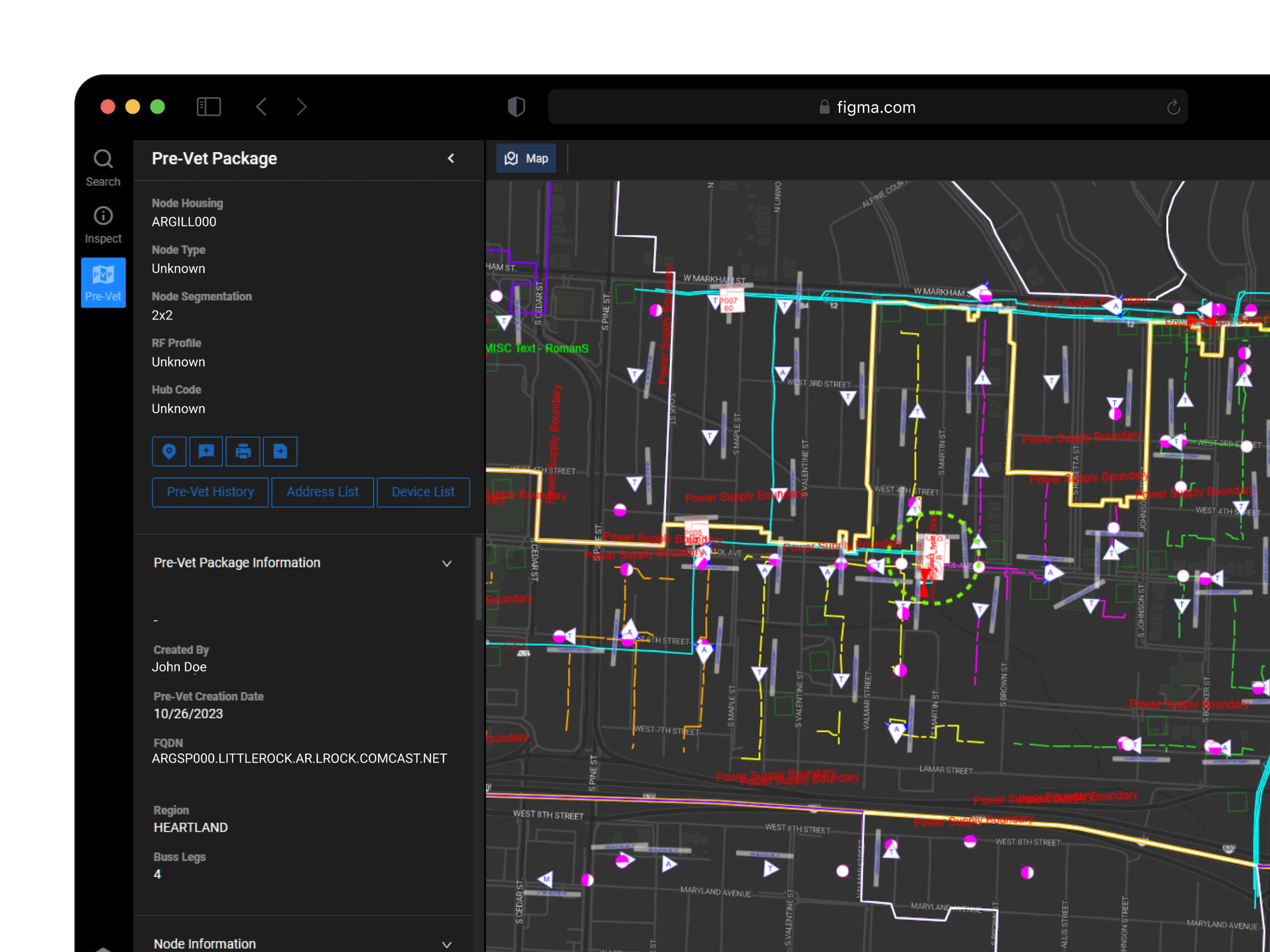 CARDI – Cable Network Pre-Vetting Web Application